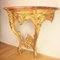 Italian Louis XV Style Giltwood Console Table 6
