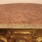 Mesa consola italiana estilo Louis XV de madera dorada, Imagen 8