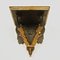18th Century Regence Giltwood and Black Painted Wall Bracket, Image 5