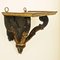 18th Century Regence Giltwood and Black Painted Wall Bracket 3