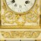 Reloj de repisa Louis XVI de mármol blanco y bronce dorado, siglo XVIII, década de 1780, Imagen 3