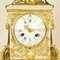 Reloj de repisa Louis XVI de mármol blanco y bronce dorado, siglo XVIII, década de 1780, Imagen 2