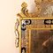 Italian Baroque Style Giltwood Blue and Engraved Glass Mirror 6