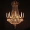 Early-19th Century French Empire Crystal-Cut and Gilt-Bronze Basket Chandelier 9
