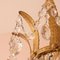 Lámpara de araña francesa Imperio de principios del siglo XIX de cristal tallado y bronce bañado en cesta, Imagen 5