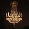 Early-19th Century French Empire Crystal-Cut and Gilt-Bronze Basket Chandelier 8