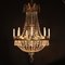 Early-19th Century French Empire Crystal-Cut and Gilt-Bronze Basket Chandelier, Image 8