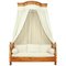 French Empire Walnut Egyptian Revival Daybed with Demilune Canopy, 1815 1