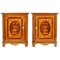 Louis XVI Marquetry Corner Cabinets in the Manner of Daniel Deloose, Set of 2 1