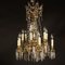 Lustre à 12 Lampes Style Louis XVI en Bronze Doré et Cristal Taillé, France, 19ème Siècle 4