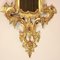 Specchi rococò in legno dorato, Italia, XVIII secolo, set di 2, Immagine 5
