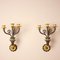 Empire Charles X Gilt and Patinated Bronze 4-Light Wall Sconces, Set of 2 5