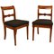 19th-Century Biedermeier Fruitwood Side Chairs, Set of 2 1