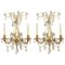 Regency Style 3-Branch Wall Sconces from Maison Bagues, 1900s, Set of 2, Image 1
