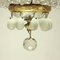 Lámpara de araña francesa estilo Imperio de cristal tallado y bolsa, Imagen 8
