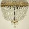 French Empire Style Cut-Crystal Tent and Bag Chandelier 3