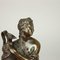 18th Century French Bronze Sculptures of Faun and Bacchantin, Set of 2, Image 5