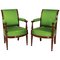 Mahogany Armchairs in the Style of Henri Jacob, 1795, Set of 2 1