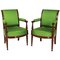 Mahogany Armchairs in the Style of Henri Jacob, 1795, Set of 2, Image 1