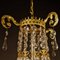 19th Century Swedish Cut-Crystal Ormolu Chandelier 4