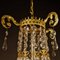 Lámpara de araña Ormolu sueca de cristal tallado, siglo XIX, Imagen 4