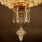 Lámpara de araña Ormolu sueca de cristal tallado, siglo XIX, Imagen 7