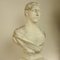 Antique White Marble Bust of a Young Woman 2