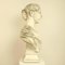 Antique White Marble Bust of a Young Woman 4