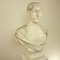 Antique White Marble Bust of a Young Woman 3