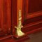 Empire Style Mahogany Ormolu-Mounted Bookcase, 1860s, Image 8