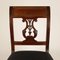 Directoire Mahogany Side Chairs with Brass Banding, Set of 4, Imagen 5