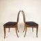 Directoire Mahogany Side Chairs with Brass Banding, Set of 4, Image 3