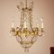 Louis XVI Style Gilt-Bronze and Crystal Cut 6-Light Chandelier, 1860s 10
