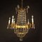 Louis XVI Style Gilt-Bronze and Crystal Cut 6-Light Chandelier, 1860s 2