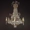 Large Spanish Empire Style Crystal-Cut 7-Light Chandeliers, Set of 2 4