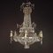 Large Spanish Empire Style Crystal-Cut 7-Light Chandeliers, Set of 2, Image 4