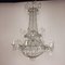 Large Spanish Empire Style Crystal-Cut 7-Light Chandeliers, Set of 2 12