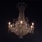 Large Spanish Empire Style Crystal-Cut 7-Light Chandeliers, Set of 2, Image 11