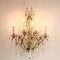 Louis XV Style Gilt-Bronze and Cut-Crystal 5-Light Sconces, Set of 2 9