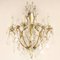 Louis XV Style Gilt-Bronze and Cut-Crystal 5-Light Sconces, Set of 2, Image 2