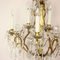 Wandleuchten aus Metall im Stil von Louis XV mit 5 Leuchten aus geschliffenem Kristallglas, 2er Set 8