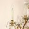 Wandleuchten aus Metall im Stil von Louis XV mit 5 Leuchten aus geschliffenem Kristallglas, 2er Set 5