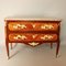 18th Century French Louis XV Transition Marquetry Gilt Bronze Commode, Image 2