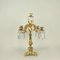 19th Century Neo-Rococo Style Gilt Bronze & Crystal Glass Candelabras, Set of 2 3