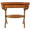 Louis XVI Style Marquetry Side Table in the Style of J.H. Riesener, Image 1