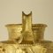 Französische neoklassizistische Charles X Bacchanal Urnen aus vergoldeter Bronze & schwarzem Marmor, 2er Set 8