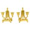 Small 19th Century French Louis XVI Gilt Bronze 2-Light Candelabras, Set of 2, Image 1