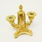 Kleine Französische Louis XVI Kerzenständer aus vergoldeter Bronze mit 2 Leuchten, 19. Jh., 2er Set 11