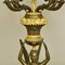 19th Century Empire Gilt Bronze and Patinated Bronze Victory Candelabras, Set of 2 12