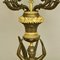 19th Century Empire Gilt Bronze and Patinated Bronze Victory Candelabras, Set of 2, Image 12